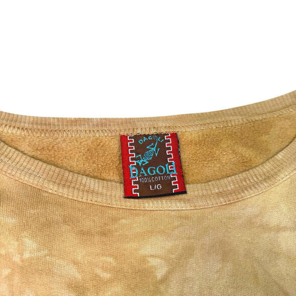 Vintage Dagoli Tribal Indigenous Art Sweatshirt Tie dye Canada ‘Soul Healer’ XL - Picture 4 of 10